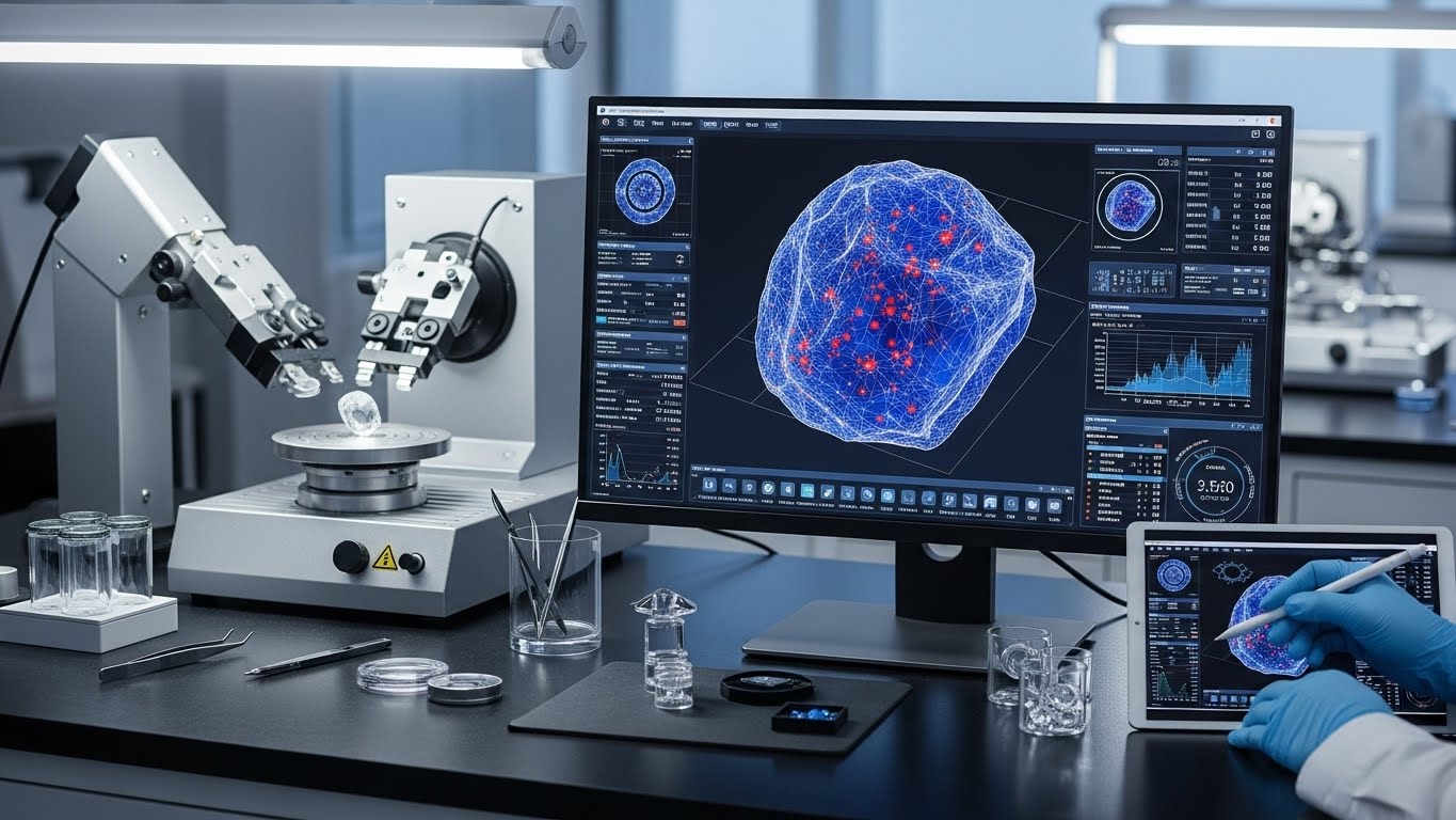 3D mapping and inclusion analysis for precision gemstone cutting