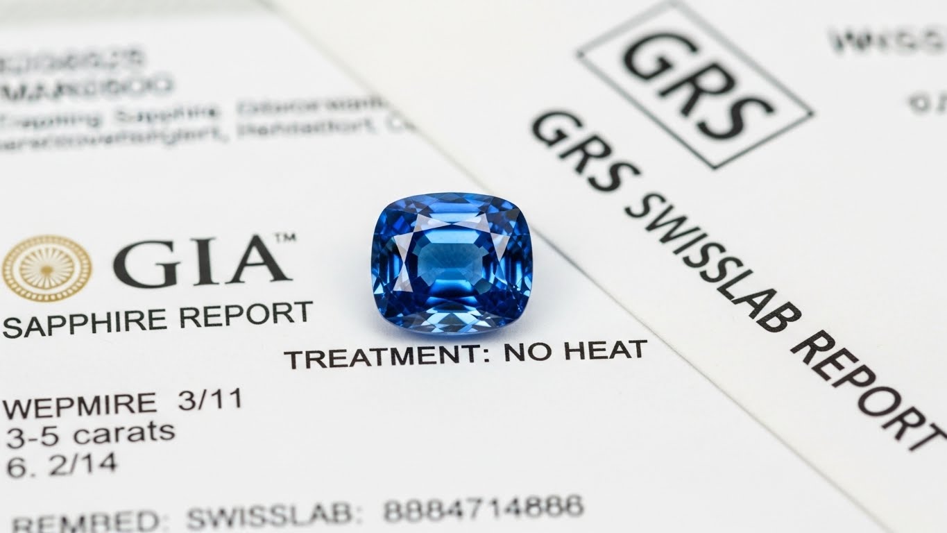 GIA and GRS certificates, the gold standard for international gemstone investment.